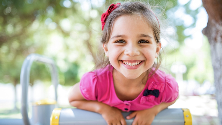 girl in playground