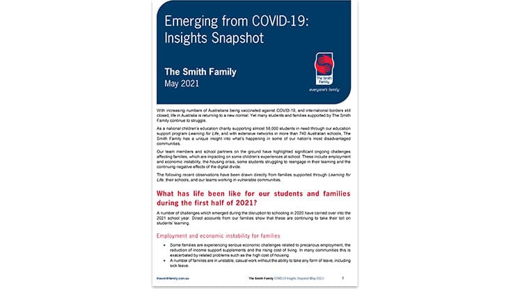 The Smith Family_Insights Snapshot_May 2021